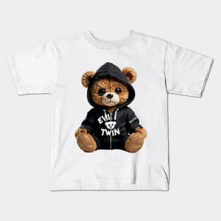 Evil Twin Hip Hop Streetwear Graffiti Teddy Bear Kids T-Shirt